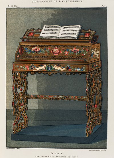 Spinet with the Princess of Conti