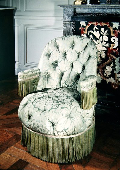 Squat armchair, Second Empire Style by French School