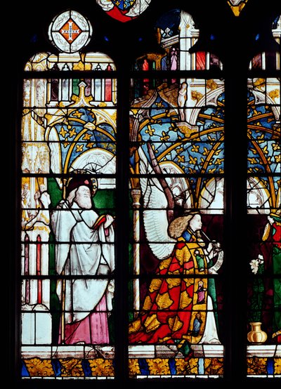 St. James and the Angel of the Annunciation, from the Chapel of Jacques Coeur by French School
