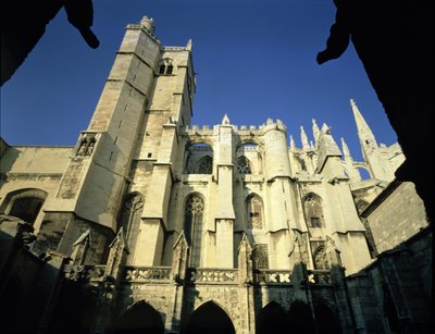St. Just Cathedral from the south, begun 1272 by French School