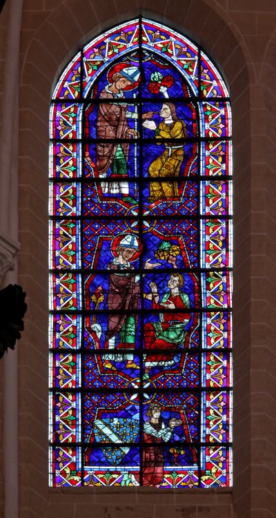 St Martin Heals the Sick. Thibault VI, Count of Chartres by French School