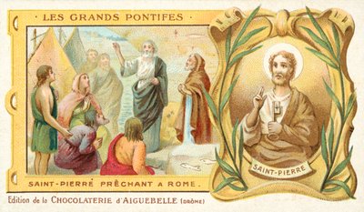 St Peter preaching in Rome by French School