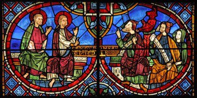 St Simon & St Jude with Persian Magicians by French School