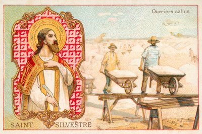 St Sylvester by French School