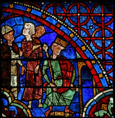 St Thomas Becket is presented to Henry II by French School