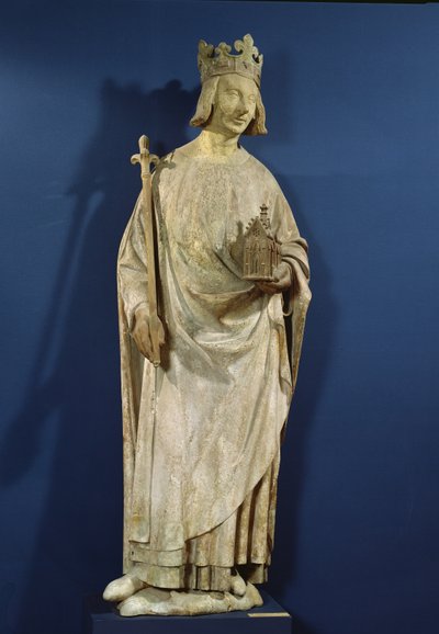 Statue of Charles V (1338-80) King of France by French School
