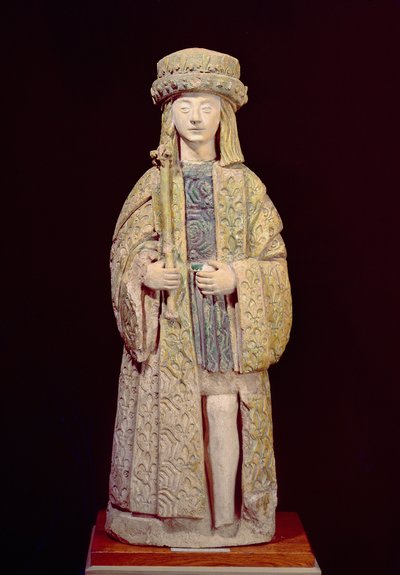 Statue of St. Louis (1214-70) by French School