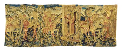 Strasbourg Mythological Tapestry Fragment by French School