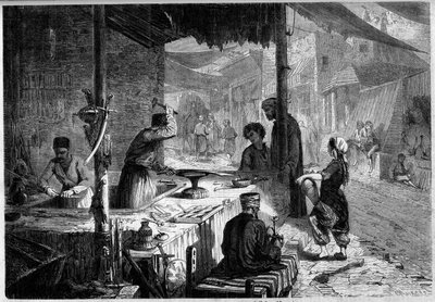 Street Metier: A Damasquineur Gunsmith in the Streets of Trebizonde, Turkey by French School