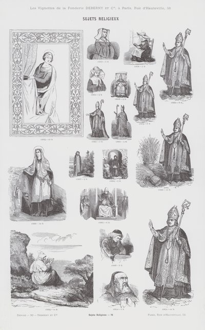 Religious Subjects by French School