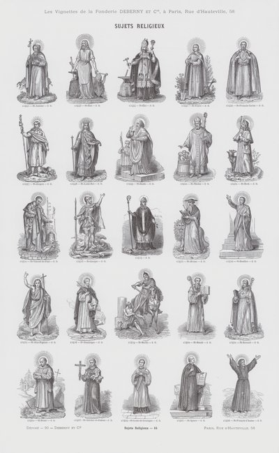 Religious Subjects by French School