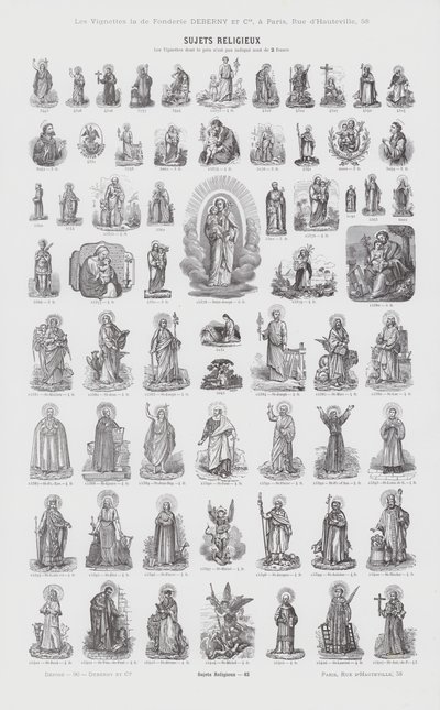 Religious Subjects by French School