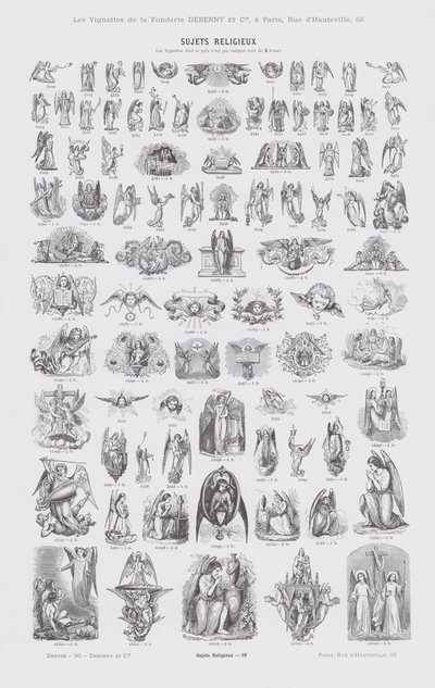 Religious Subjects by French School