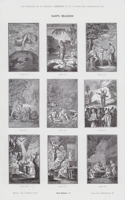 Religious Subjects by French School