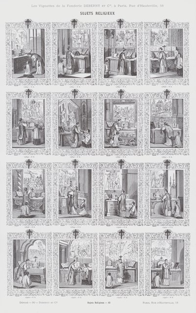 Religious Subjects by French School