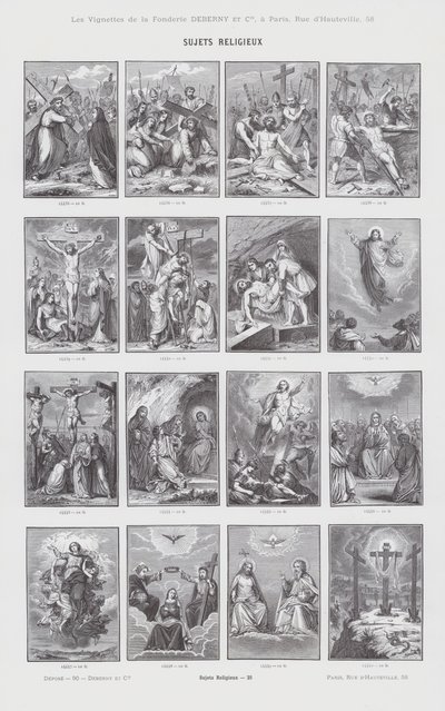 Religious Subjects by French School