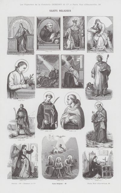 Religious Subjects by French School