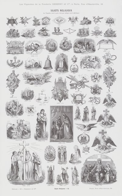 Religious Subjects by French School