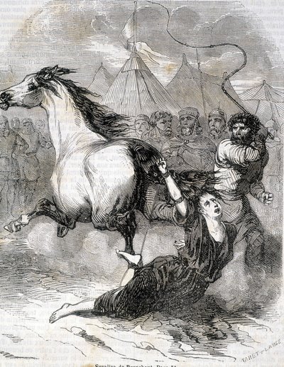 Supplice de Brunehaut (or Brunehilde) (613) - in 