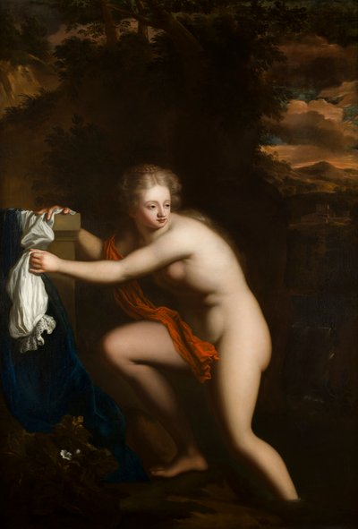 Susannah at her Bath by French School