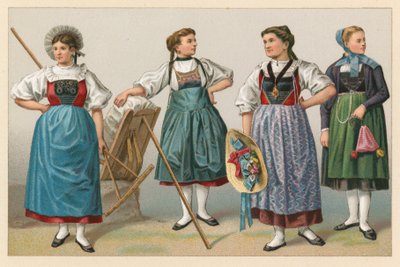 Switzerland Costume by French School