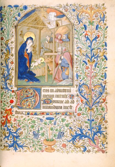 The Nativity (Use of Paris) c.1460 by French School