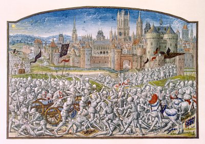 Victory of the Inhabitants of Ghent Led by Philipp van Artevelde Before Bruges in 1381 by French School