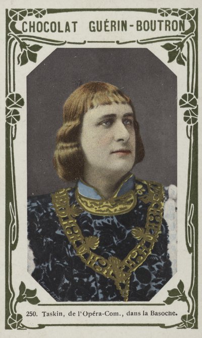 Taskin, of the Opera-Comique, in La Basoche by French School
