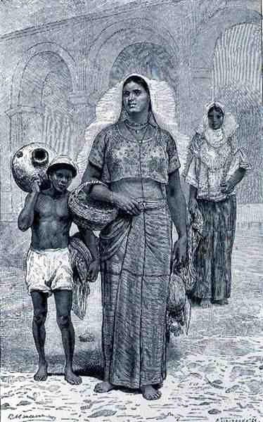Tehuantepec Women, from The Ancient Cities of the New World by French School