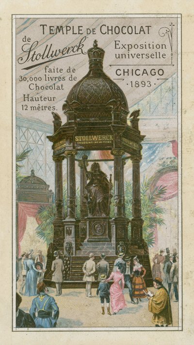 Temple of Chocolate by Stollwerck by French School