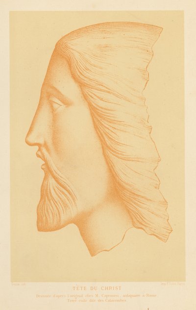 Terracotta Head of Jesus Christ by French School