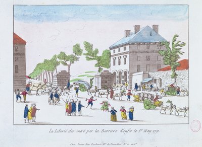 The Abolition of Tolls at the Barriere d