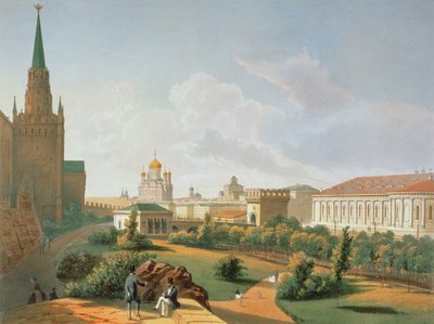 The Alexander Garden in Moscow, Printed by Jacottet and Bachelier, 1830 by French School