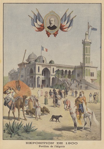 The Algerian Pavilion at the Exposition Universelle of 1900 in Paris by French School