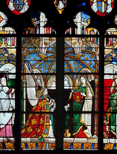 The Annunciation, from the Chapel of Jacques Coeur by French School