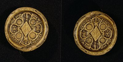 The Armorial Seal of Jeanne de Penthievre, Duchess of Brittany and Countess of Goello by French School