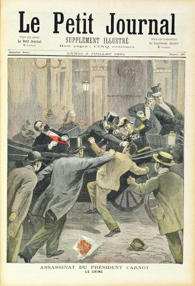 The Assassination of President Carnot, from 