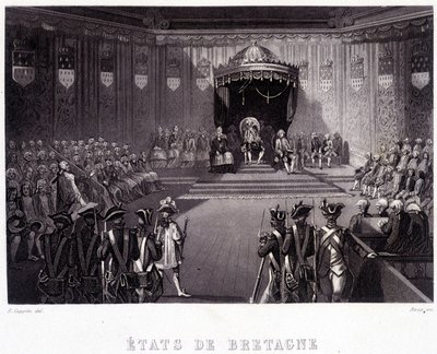 The Assembly of the States General of Brittany and Vendée by French School