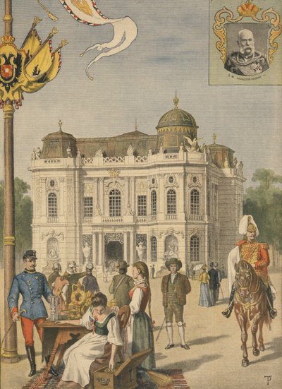 The Austrian Pavilion at the Universal Exhibition of 1900, Paris, Illustration from Le Petit Journal, 20th May 1900 by French School