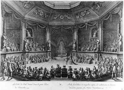 The Ballroom given in the small Parc de Versailles by French School