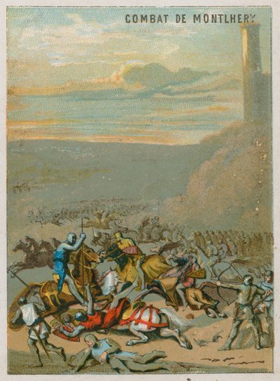 The Battle at Montlhery by French School