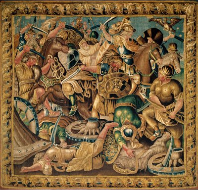 The Battle of Arbelles in 333 BC, Aubusson by French School