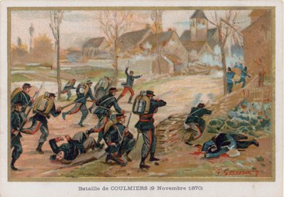 The Battle of Coulmiers by French School