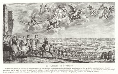 The Battle of Fontenoy, War of the Austrian Succession, 1745 by French School