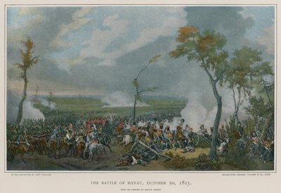 The Battle of Hanau by French School