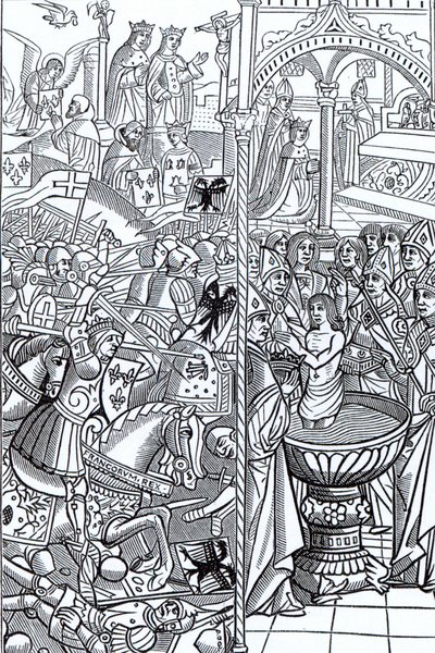 The Battle of Tolbiac and The Baptism of King Clovis, from 