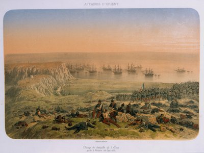 The Battlefield at Alma after the Victory, 20th September 1854 by French School