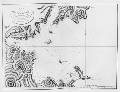 The Bay of Castries, in the Strait of Tartary, from the Itinerary of La Pérouse by French School