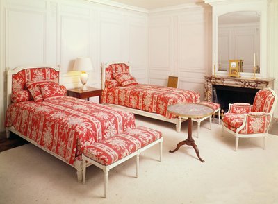 The Bedroom of General Charles De Gaulle and His Wife in the Grand Trianon by French School