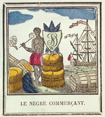 The Black Trader, Plate 529 from Les Petits Metiers by French School
